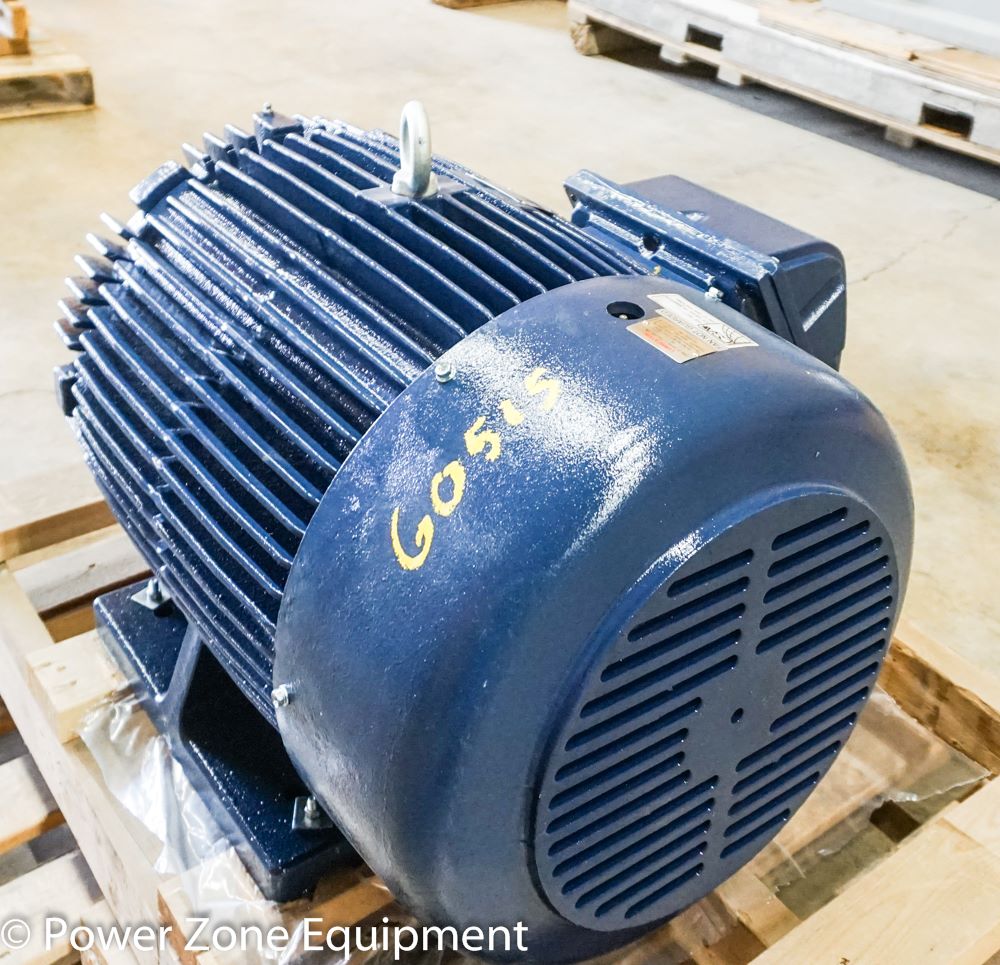 60 HP 3600 RPM Teco Westinghouse, Frame 364T, TEFC, 460 Volts, new ...