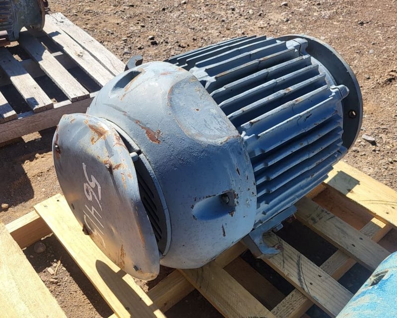 75 HP 1770 RPM Siemens, Frame 365LP, TEFC, 460 Volts