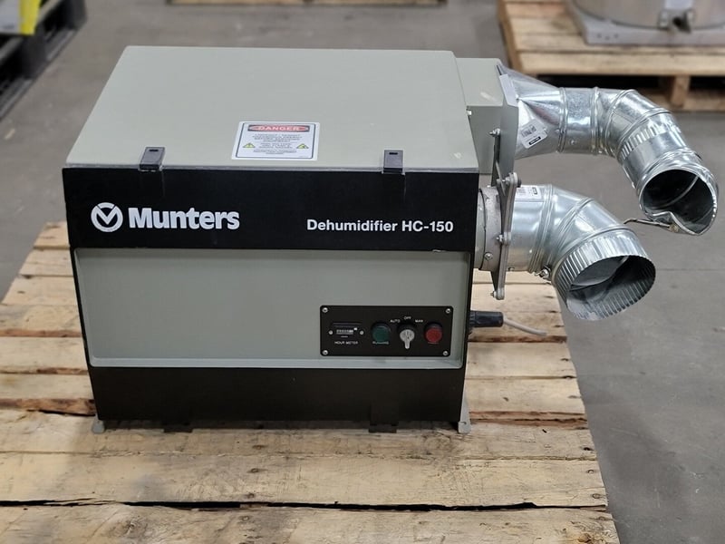 Munters #30564-01, desiccant dehumidifier, 75-150 scfm, 1.5 KW @ 115 VAC, like new