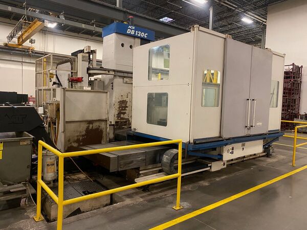 5.12" Daewoo Doosan #ACE-DB-130C, CNC table type horizontal boring mill, 60 automatic tool changer, 118.1" X