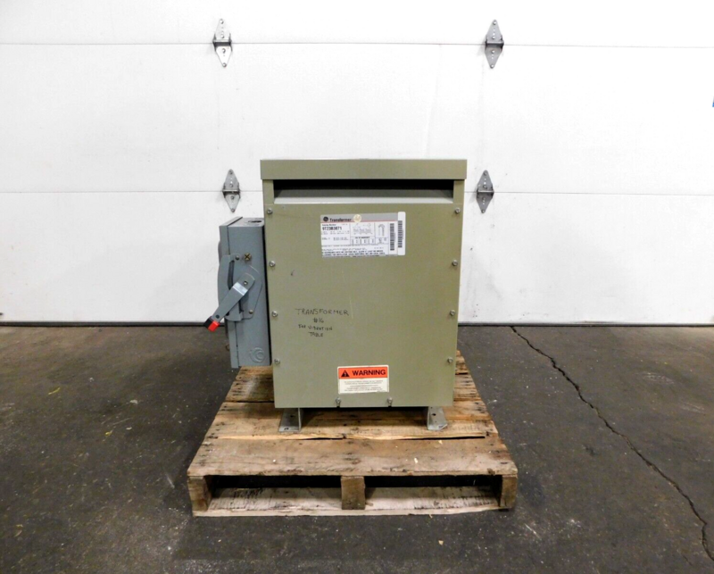 15 KVA 480 Primary, 208/120 Secondary, General Electric 9T23B3871, dry type transformer