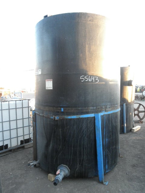 1850 gallon Crosslink, Black Poly Tank