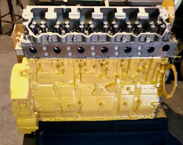 Caterpillar C-15, Long Block Diesel Truck Engine, Rebuilt