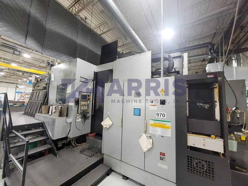 Toyoda #FA-1050S, CNC horizontal machining center, Fanuc 31i-A, 120 automatic tool changer, coolant thru