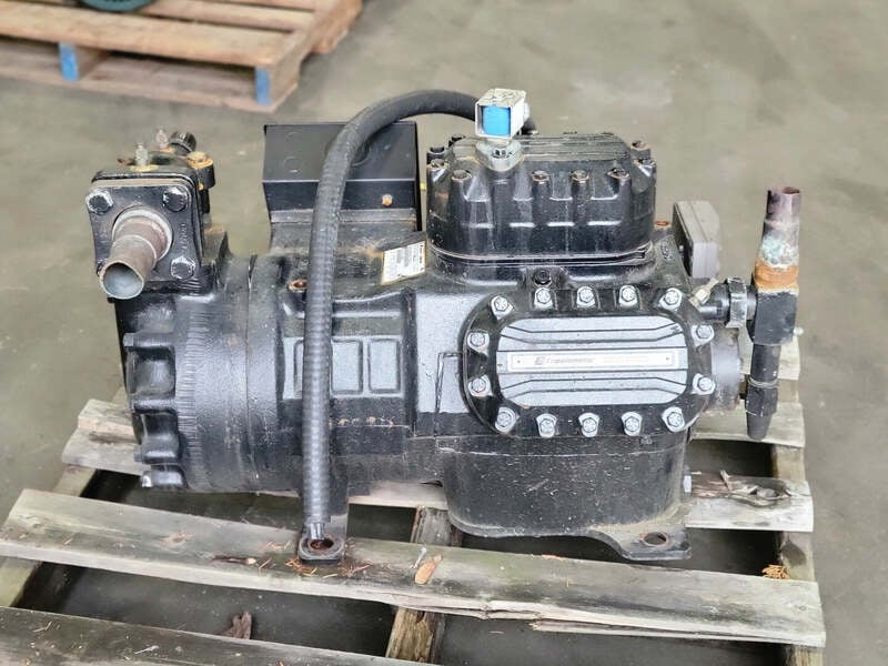 75 cfm, 300 psi, Copeland #6DP3A3500TSE211, refrigeration duty compressor, 35 HP