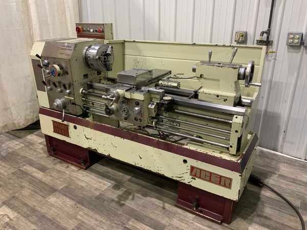 17" x 40" Acer #Dynamic-1740G, gap bed engine lathe, 9-5/8" swing over cross slide, inch/metric, 3-jaw 10"