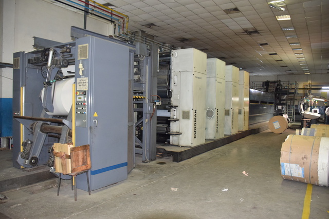 Man Roland #Euroman, Web Press System, (4) Print Unit, 21.5