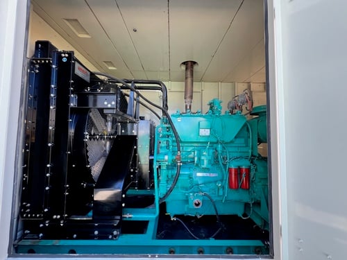 380 HP Cummins #GTA19, industrial LP power unit, radiator & flywheel, 1800 RPM, generator drive set-up, 2011
