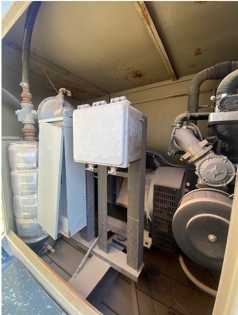 190 KW Moser #200, mobile Natural gas generator set, 268 HP @ 1800