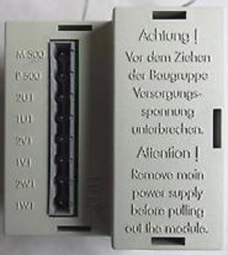 Siemens 6SN1111-0AB00-0AA0 Simodrive 611 Surge Arrester for Power Supply, 10 kW