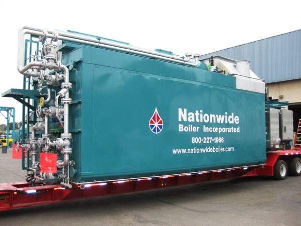 82500 PPH Cleaver-Brooks, 350 psi, Gas, Low NOx, 2.5 ppm NOx option, used w/warranty