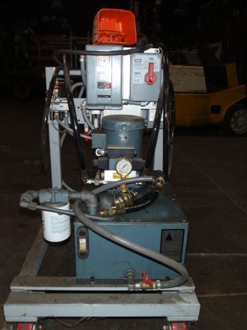 1.5 HP Delta Power, hydraulic test unit, quick couples, Tag #15118 for ...