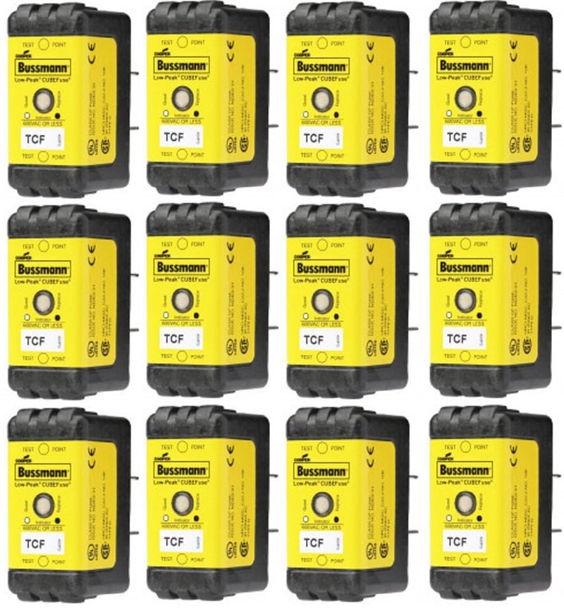 Eaton Cooper Bussmann TCF15 CUBEFuse Time Delay Finger Safe Cube Fuse ...