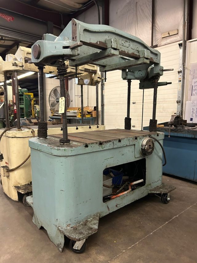 Hansford #1020, die handler, 24" x 44.5" platen adjustable, S/N 375, STK# 1567