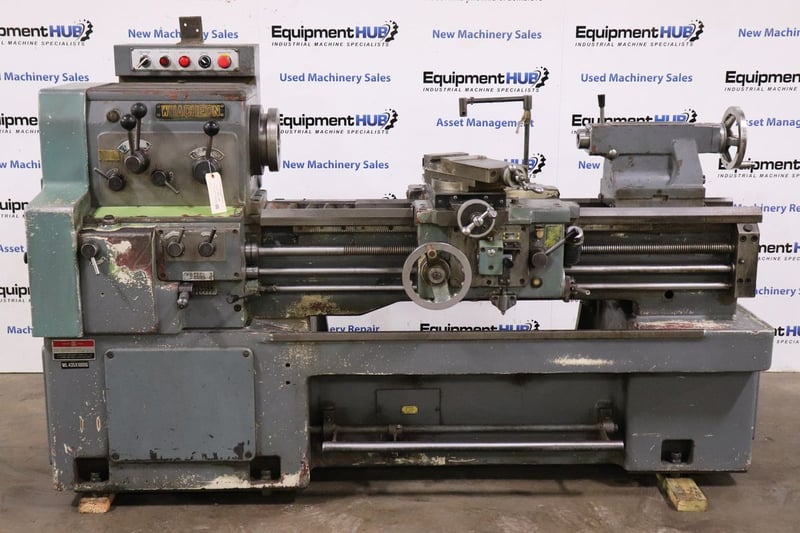17" x 40" Whacheon #WL-435, gap bed lathe, foot brake, coolant pump, 5 HP, 1990