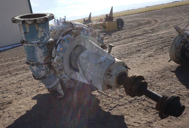 4400 GPM @ 85' TDH, Allis-Chalmers #150, Centrifugal Pump, Horz., 1-Stage, 16" imp., 14" suction, 12"