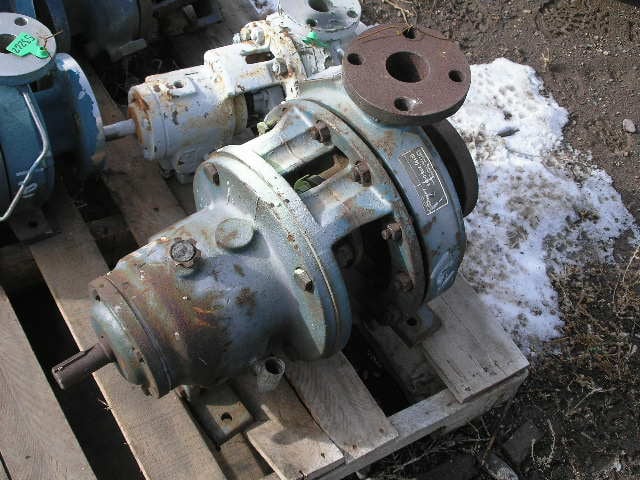 300 GPM @ 175' TDH, Labour Tabor #A60-LV, Centrifugal Pump, Horz., 1-Stage, 6.75" imp., 3" suction, 2"