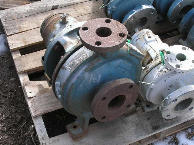 315 GPM, Labour Tabor #AB-LV, Centrifugal Pump, Horz., 1-Stage, 3" suction, 1.5" discharge, 1750 RPM