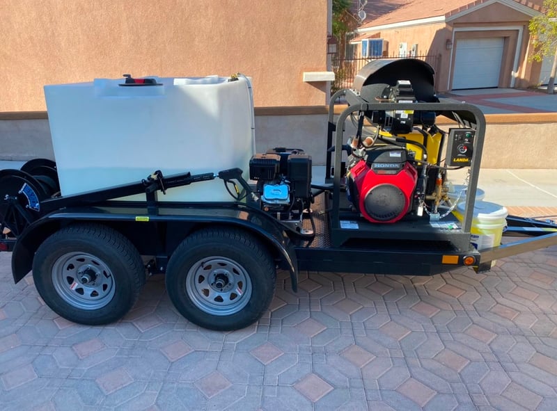 Williamson #Ocean-SP-12, Power Washing Trailer, 8 GPM 3000 PSI Power Washer, 2022