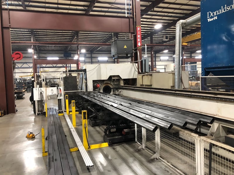 Mazak #Optonics-Fabri-Gear-150, laser cutter, 4000 watts, 60" x120" sheet, 409.4" X, 205" Y, 16.5" Z, 2012