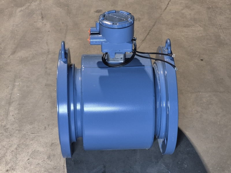 Rosemount #8705PSA080C1M0N6Q4, 8" flanged magnetic flow meter, 285 psig, new surplus