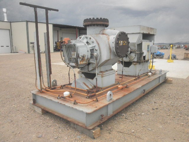 Bornemann #W9.7ZK-112, Rotary Screw Pump, 16" suction & discharge, 3177 GPM, 435 psi, 1180 RPM, 560 HP