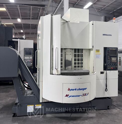 Kitamura #MyCenter-3XIF-Spark-Center, CNC vertical machining center, 30 side mount tool changer, 30.1" X