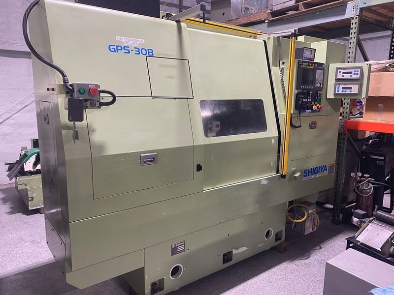 11.8" x 19.6" Shigiya #GPS-30B50, universal cylindrical grinder, 16" x 2" x 6" wheel, Fanuc, 2014