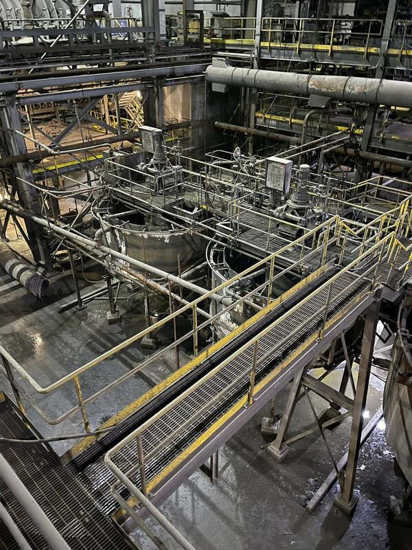 15' x 7' Concentrate thickener with rake, 5 HP agitator with digital ...
