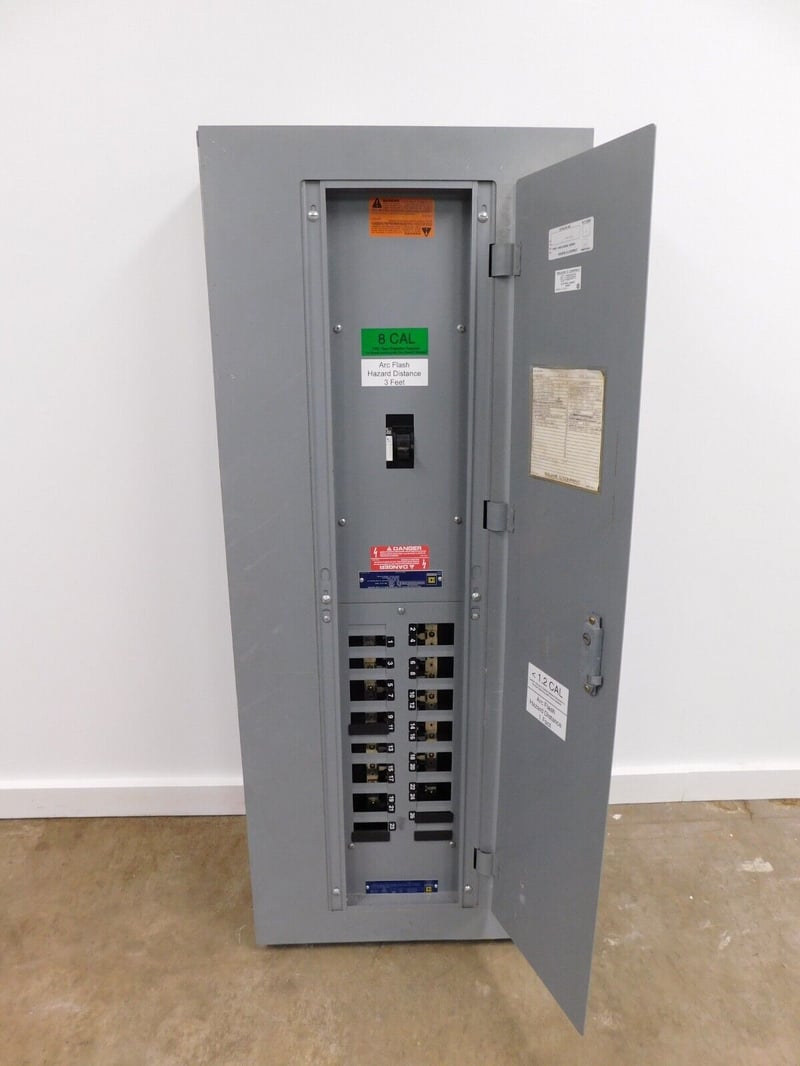 225 Amp. Square D, NQOD42L225CU Series E2, panelboard, 120/240 Volts, 1 ...