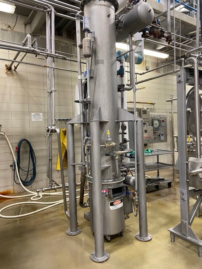 10 Ton, Vogt #P18AL 10TA-LAK5-26NC-063, tube ice maker,low-side,crushed ice, 1-1/4"tube size
