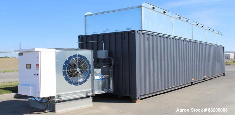 Ventco #V40-40M, Hemp/Cannabis Drying System, 40 HP, 3/60/480V, 4,000,000 BTU LP fan heater, with (10)