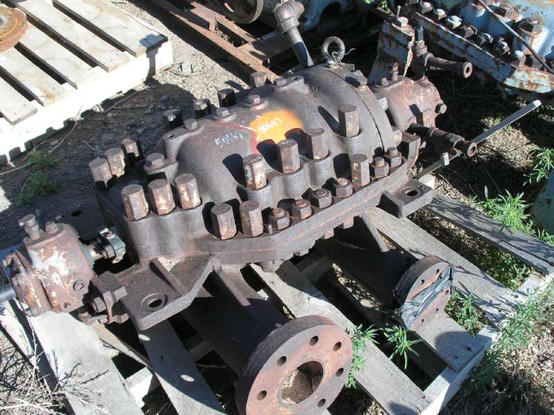 150 GPM @ 915' TDH, Pacific #JBTB, Centrifugal Pump, Horz., BB3, Multi-Stage, 3550 RPM