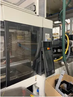 420 Ton, 40.3 oz., Engel #e-cap-2440/420-US, horizontal injection molding machine, all electric, 70mm screw