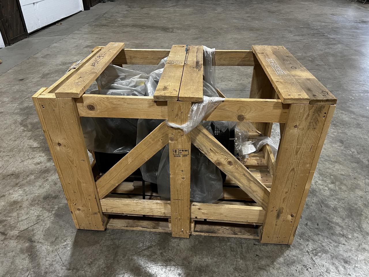 100 KW, Marelli Motori #MXB225MB4, Generator Head, sound attenuated enclosure 3, 1 & 3 phase, 12-wire