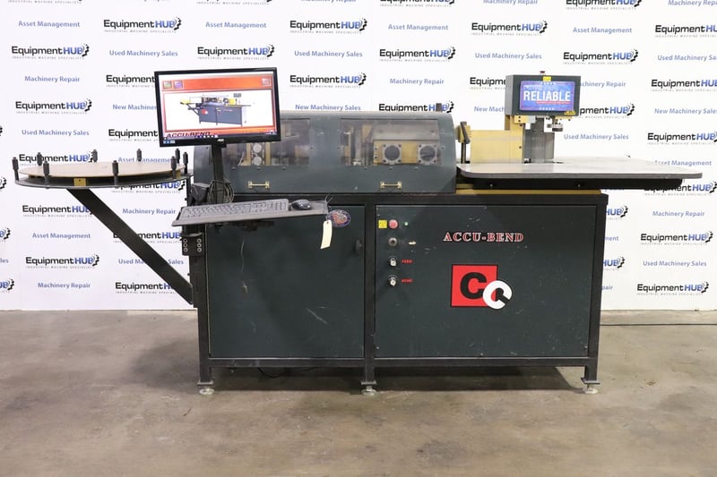 Accu-Bend #26-REV-H, channel letter bending machine, .032"-.063" thickness, 1"-6" height, 2015
