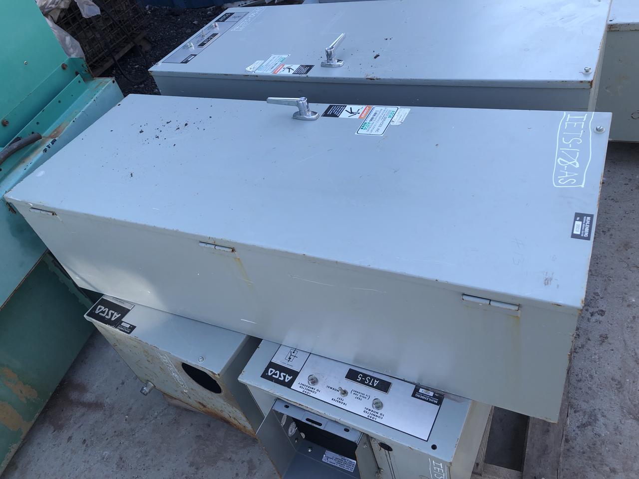 260 Amp. Asco #940-Series, automatic transfer switch, 480 Volts, 3-phase, 3-pole, Type 1 enclosure