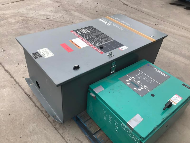 225 Amp. Kohler #ZCS-666641-0225, transfer switch, 480 Volts, 3-phase, 4-wires, 4-poles, 2006