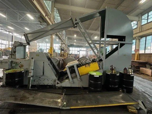 12000 lb. Coe Press Equipment #CPCC-12018/CPPS-500-18, heavy duty coil cradle straightener
