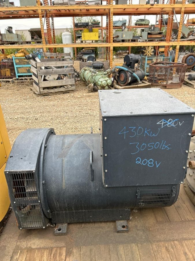 430 KW, 1800 RPM, Stamford, Generator End, 3 phase, 208 V
