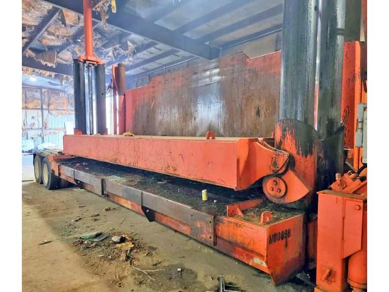 Al Jon #Impact-V, Car Crusher, 84" width x 240" L Load Area, 8" Bore & 81" Stroke cylinders, 5" diameter