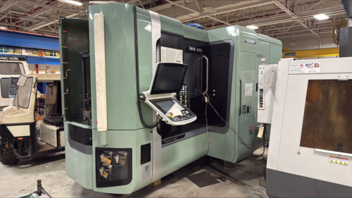 DMG, Mori #NHX-4000 Gen 2, 4-Axis, 22" X, 22" Y, 26" Z, 12000 RPM, 60 automatic tool changer, chip conveyor