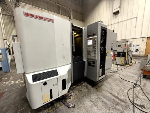 Mori Seiki #NHX-4000, CNC horizontal machining center, 40 automatic tool changer, 22" X, 22" Y, 26" Z, 12000