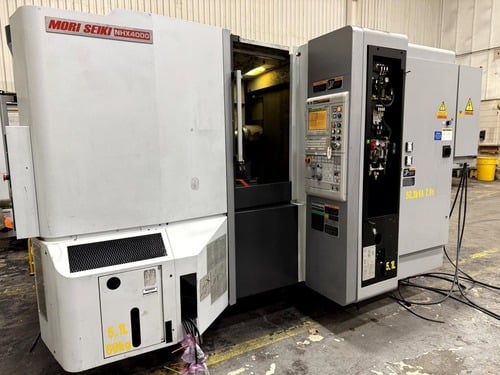 Mori Seiki #NHX-4000, CNC horizontal machining center, 40 automatic tool changer, 22" X, 22" Y, 26" Z, 12000