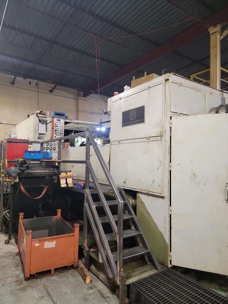 1.02" x 11.81" Nedschroef #BL-4, long stroke 4-die bolt making machine, 90 SPM