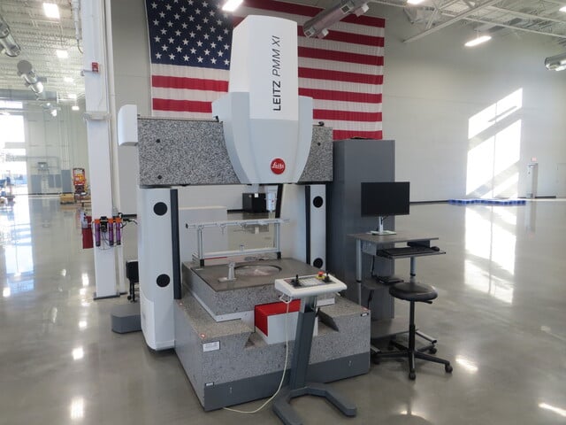 Leitz #PMM-Xi-8.10.6, fixed bridge/moving table coordinate measuring machine (CMM), B4s controller