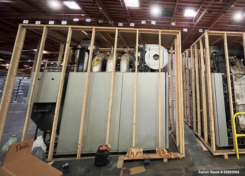 300 HP Miura #LXH-300, gas-fired steam Boiler, Rated 30 psi. producing an equivalent output of 6900 to 10,350