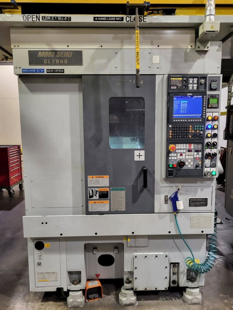 Mori Seiki #CL-2000, Horiz CNC Lathe, 2 axis, 17.3