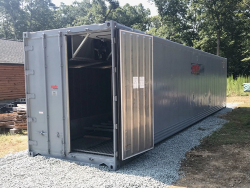 Nyle #L200M, Dry Kiln, System still under power, 2021