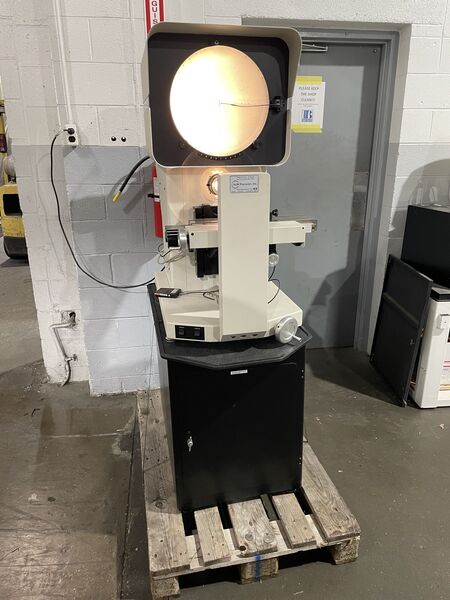 14" Microvu #M1040270 Spectra, Optical Comparator, 18" x 5" T-Slotted Work Stage